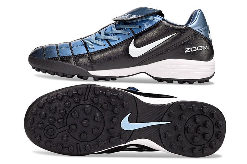 Chuteira Nike Air Zoom Total 90 III TF Preto/Azul