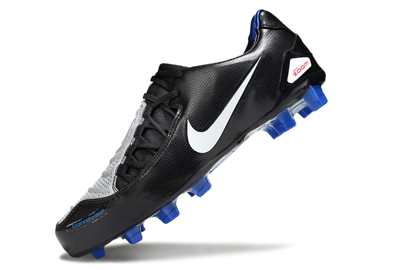 Chuteira Nike Total 90 Campo Laser - Preto/Branco