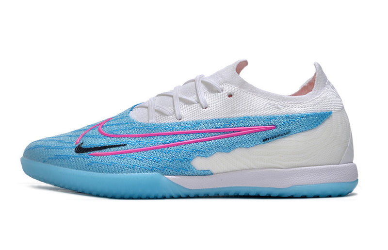Chuteira Nike Phantom GX Elite Futsal - azul/branco