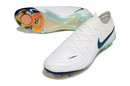 Chuteira Nike Phantom GX 2 Elite LV8 FG Cano Baixo - Branca/Multicolorida