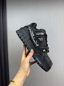 Louis Vuitton Black Crystal 'LV Trainer Maxi'