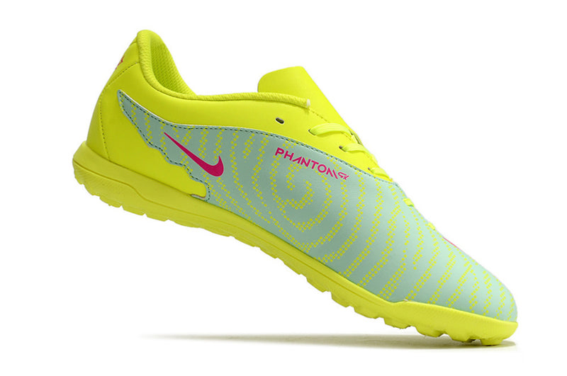 Chuteira Society Nike Phantom GX Academy  - Amarela/Verde