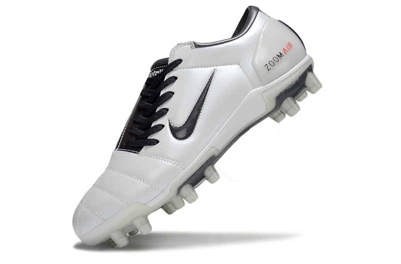 Chuteira Nike Total 90 - Prata/Vermelho