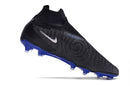 Chuteira Nike Phantom GX Elite FG - Black/azul