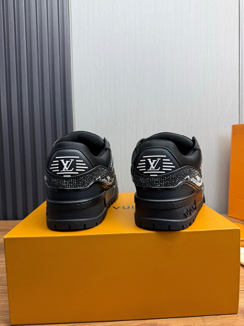 Louis Vuitton Black Crystal 'LV Trainer Maxi'