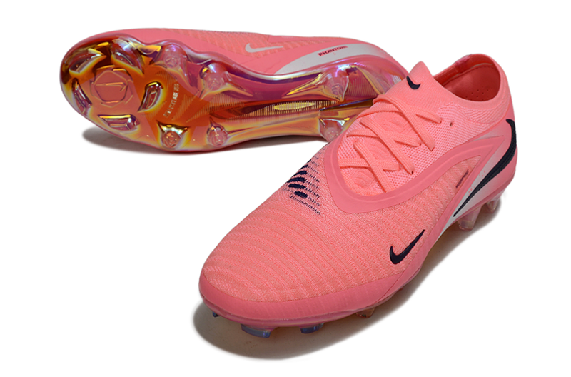 Chuteira NIKE Phantom 6 Elite FG - Rosa/Preto