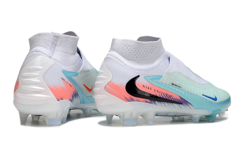 Nike Phantom 6 High Elite FG para Campo Firme nas cores Jade/Branco/Vermelho