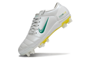Chuteira Campo Nike Total 90 III FG - Branca/Verde/Amarela