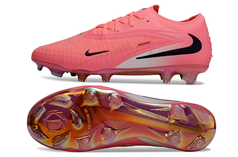 Chuteira NIKE Phantom 6 Elite FG - Rosa/Preto