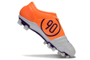 Chuteira Nike Total 90 FG -  Branca/Laranja/Azul