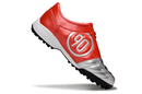 Chuteira Nike Society Total 90 - Prata/Vermelho