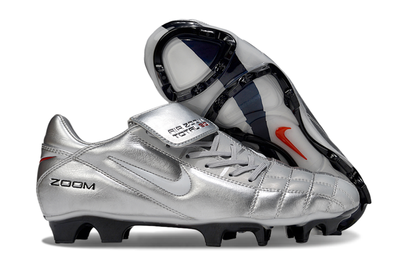 Chuteira Nike Total 90- Prata