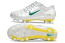 Chuteira Campo Nike Total 90 III FG - Branca/Verde/Amarela