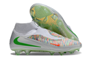 Chuteiras de futebol Nike Phantom 6 Elite FG - Branco/Vermelho/Amarelo