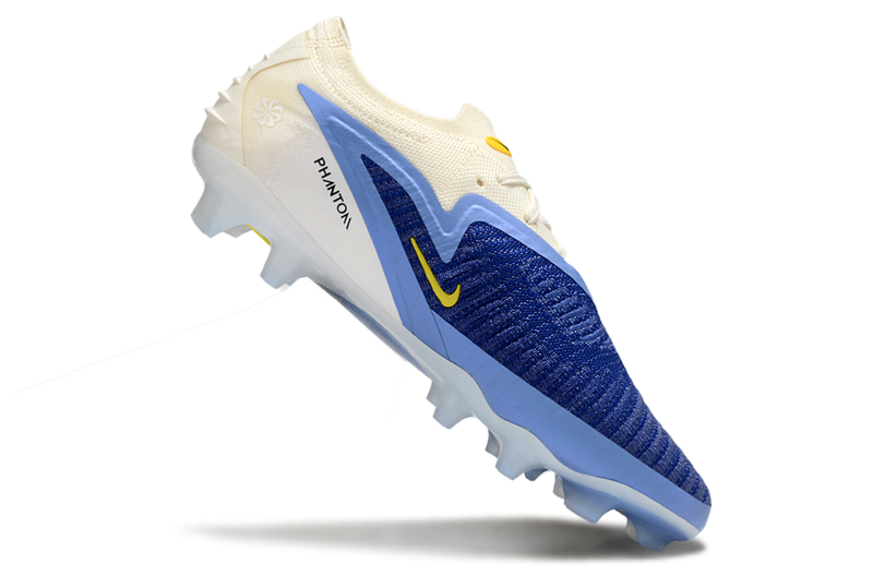 Chuteira Nike Phantom 6 Elite LV8 - Azul e Branco