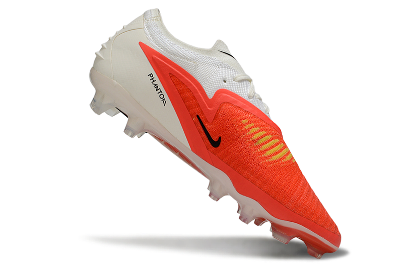 Chuteira Nike Phantom GX 3 Elite FG - Branco/Laranja