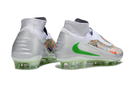 Chuteiras de futebol Nike Phantom 6 Elite FG - Branco/Vermelho/Amarelo