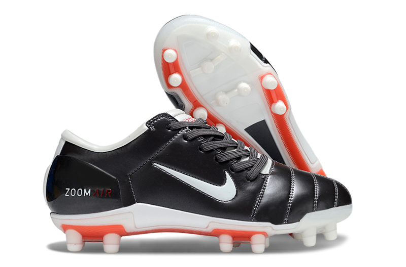 Chuteira Nike Total 90 FG - Preto/Vermelho