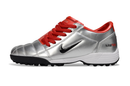 Chuteira Nike Society Total 90 - Prata/Vermelho