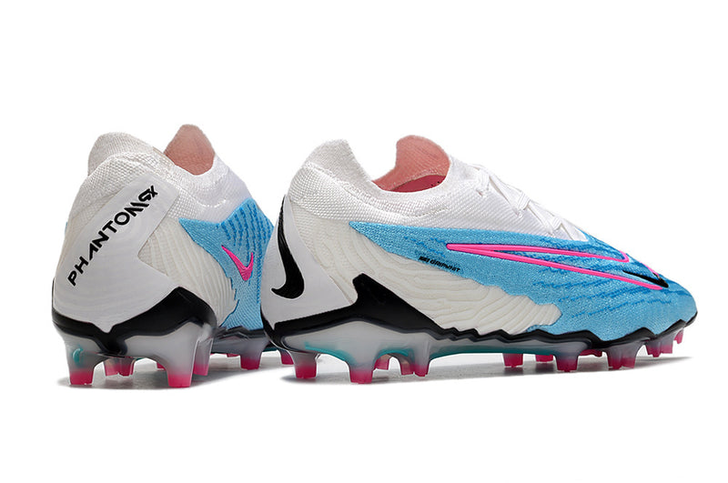 Chuteira Nike Phantom GX Elite FG - Azul/Branca