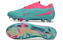 Chuteira Nike Phantom 6 Elite Low FG Azul/Rosa