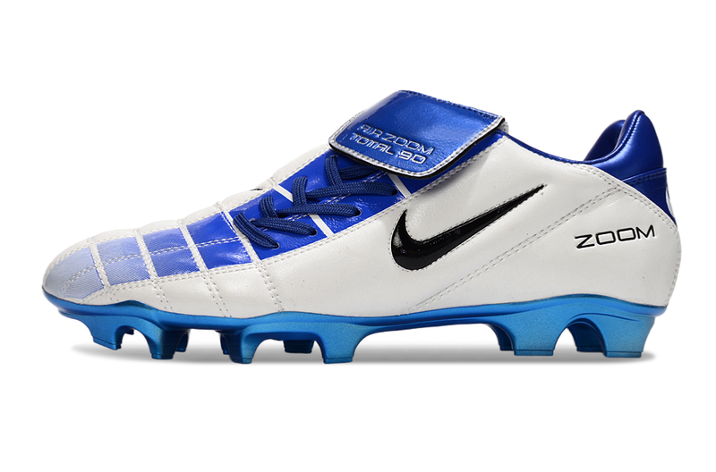 Chuteira Nike Air Zoom Total 90 III FG - Branca/Azul