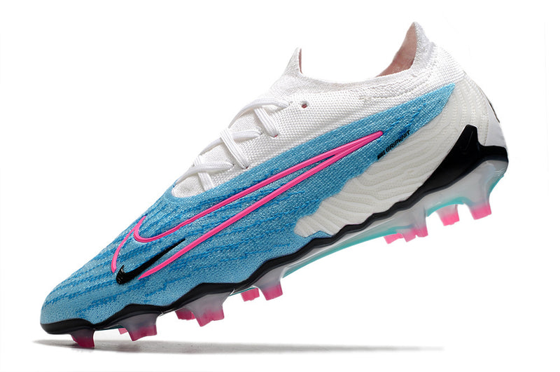 Chuteira Nike Phantom GX Elite FG - Azul/Branca