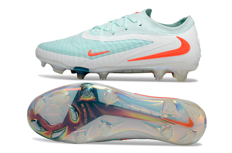 Chuteira Campo NIKE Phantom 6 Elite FG - Azul/Branco