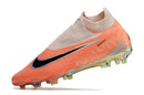 Chuteiras de Futebol Nike Phantom GX Elite FG - Laranja/Preto/Prata