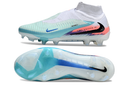 Nike Phantom 6 High Elite FG para Campo Firme nas cores Jade/Branco/Vermelho