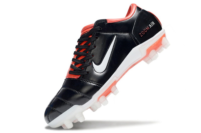 Chuteira Nike Total 90 FG - Preto/Vermelho