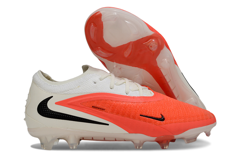 Chuteira Nike Phantom GX 3 Elite FG - Branco/Laranja