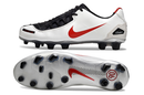 Chuteira Nike Total 90 Laser Elite FG - Branco/Vermelho