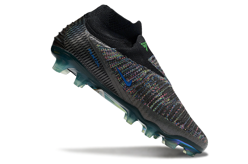 Chuteira de futebol Nike Phantom 6 Elite FG - Preto/Amarelo/Vermelho