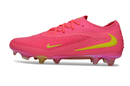 Chuteira Campo NIKE Phantom 6 Elite Low FG - Rosa/Amarelo