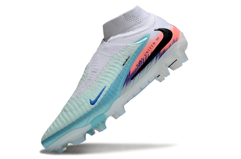 Nike Phantom 6 High Elite FG para Campo Firme nas cores Jade/Branco/Vermelho