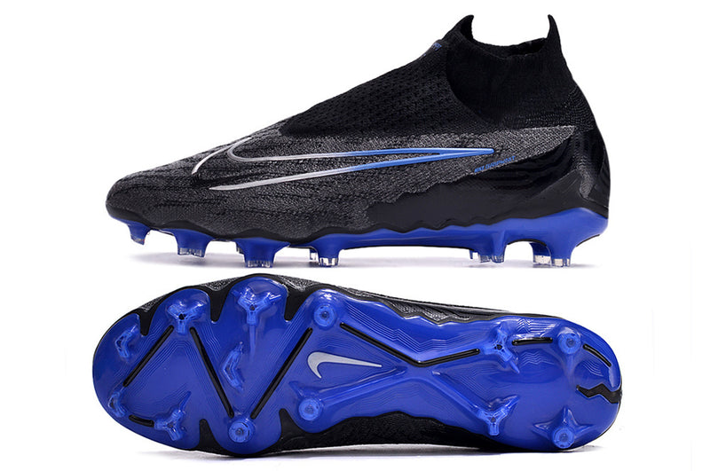 Chuteira Nike Phantom GX Elite FG - Black/azul