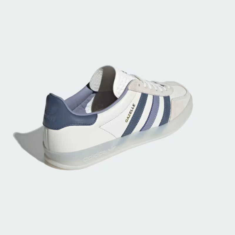 Tênis Adidas Gazelle indoor core white preloved ink