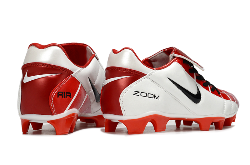 Chuteira Nike Air Zoom Total 90 III FG - Branca/Vermelha
