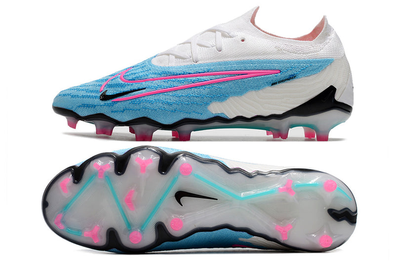 Chuteira Nike Phantom GX Elite FG - Azul/Branca