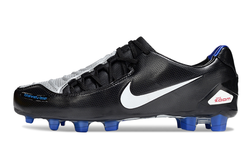 Chuteira Nike Total 90 Campo Laser - Preto/Branco