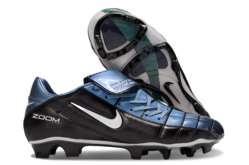 Chuteira Nike Total 90 - Preto/Azul