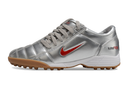 Chuteira Nike Society Total 90 - Prata/Vermelho