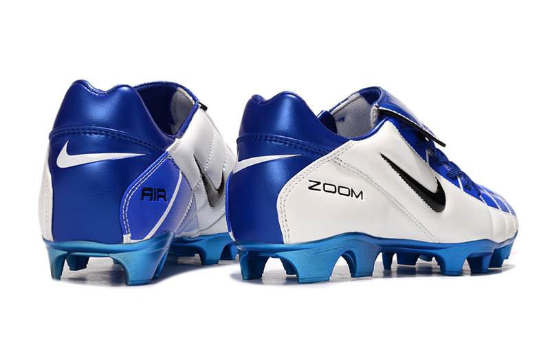 Chuteira Nike Air Zoom Total 90 III FG - Branca/Azul