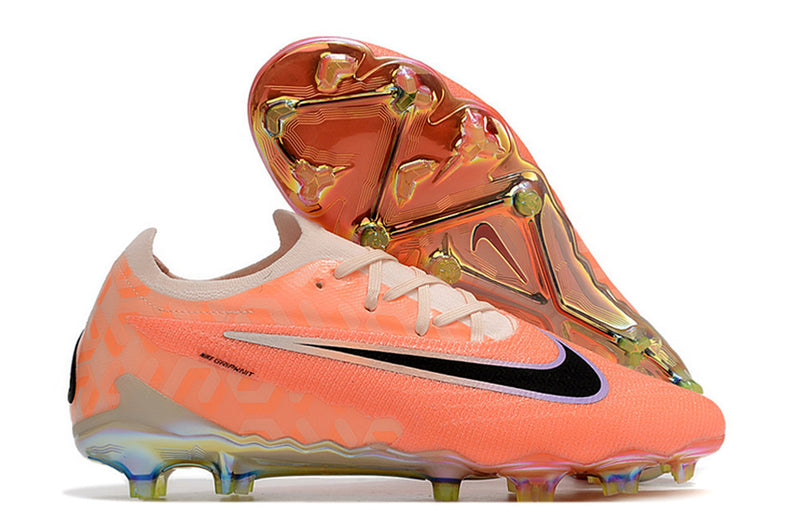 Chuteira Nike Phantom GX Elite - Laranja/Preto/Branco