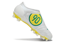 Chuteira Campo Nike Total 90 III FG - Branca/Verde/Amarela