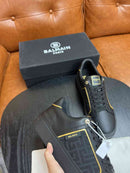 Sapatênis Balmain Paris Black / ouro