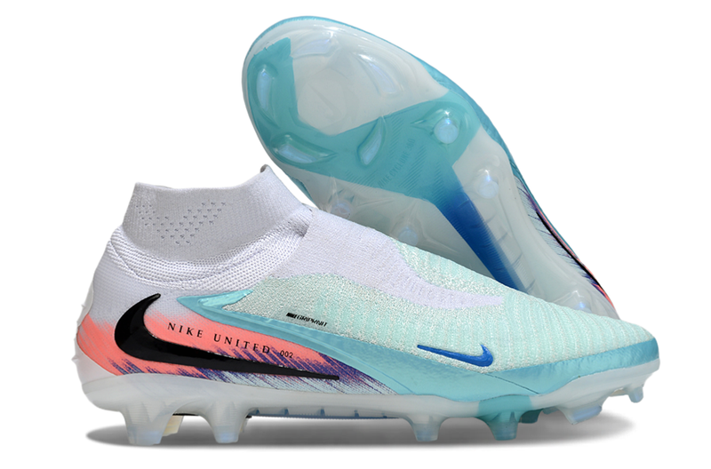 Nike Phantom 6 High Elite FG para Campo Firme nas cores Jade/Branco/Vermelho