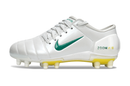 Chuteira Campo Nike Total 90 III FG - Branca/Verde/Amarela