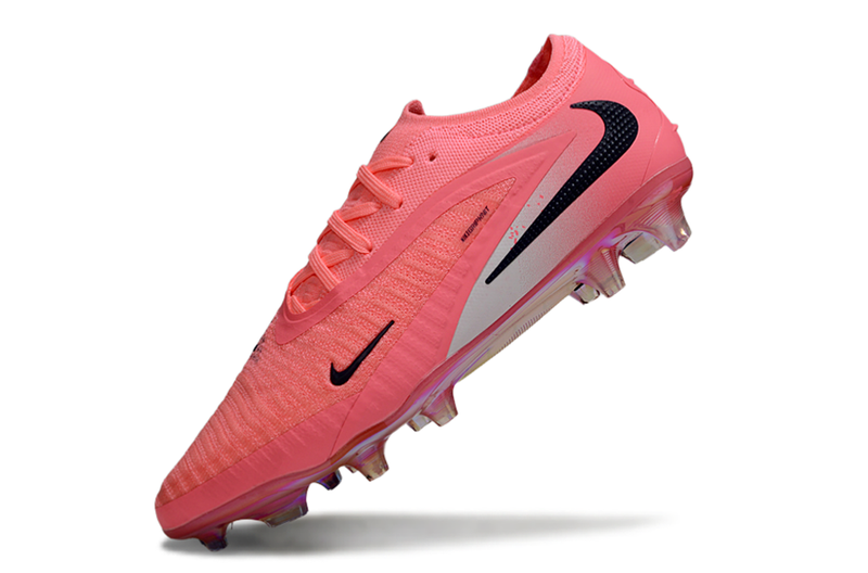 Chuteira NIKE Phantom 6 Elite FG - Rosa/Preto